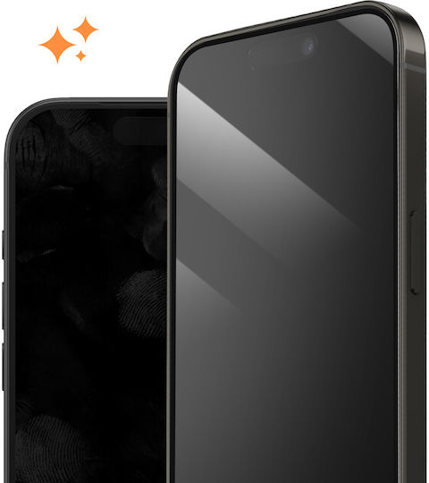 Avizar Displayschutzfolie Iphone 14 Pro Gehärtetes Glas 0,40mm Hohe Widerstandsfähigkeit Schwarz