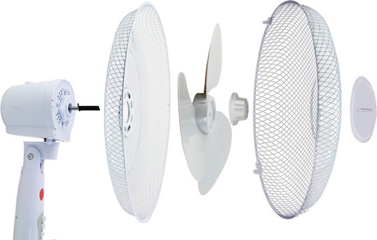 Esperanza Pedestal Fan 50W 40cm Diameter White