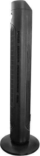 Morris Ventilator Tip Turn 25W cu Telecomandă Negru