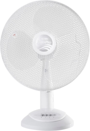 Juro-Pro Aeraki Επιτραπέζιος Ανεμιστήρας 50W Διαμέτρου 40cm Λευκός