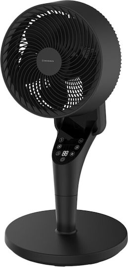 Morris Ανεμιστήρας Ορθοστάτης 32W Διαμέτρου 25cm με Τηλεχειριστήριο Μαύρος