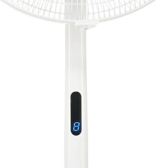 Heinner Ventilator Sockel 48W mit Fernbedienung Weiß