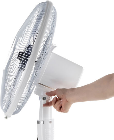 Diplomat DFX-500RC Fan Pedestal 50W Diameter 40.64cm White