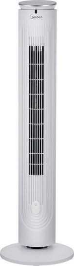 Midea Вентилатор Кула 40W с Дистанционно Бял