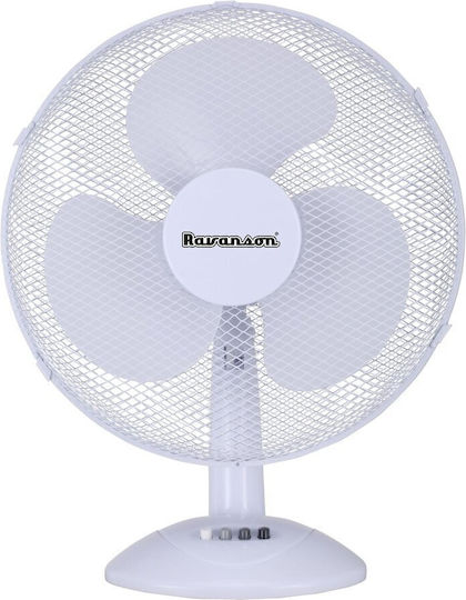 Ravanson Tischventilator 45W Lüfterdurchmesser 43cm Weiß