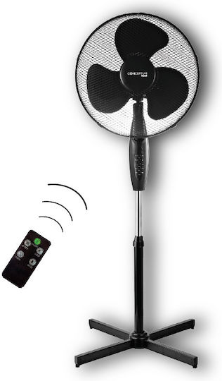 Conceptum Standventilator 45W Durchmesser 40cm mit Fernbedienung