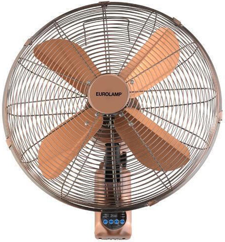 Eurolamp Ventilator Wand 50W Lüfterdurchmesser 45cm mit Fernbedienung Kupfer