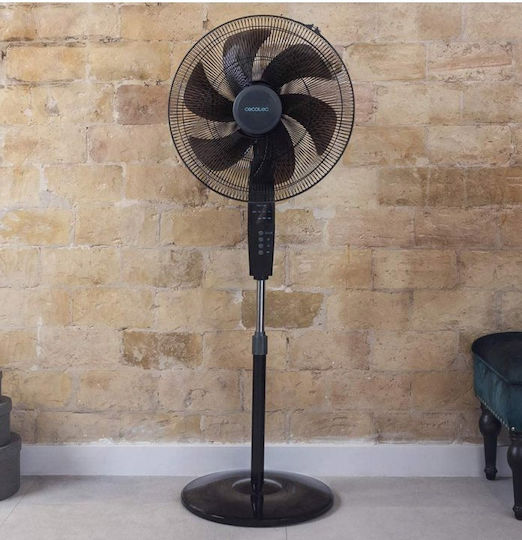 Cecotec Energysilence 610 Maxflow Control Ventilator Pe Piedestal 70W Diametru 45cm Cu Telecomandă Negru