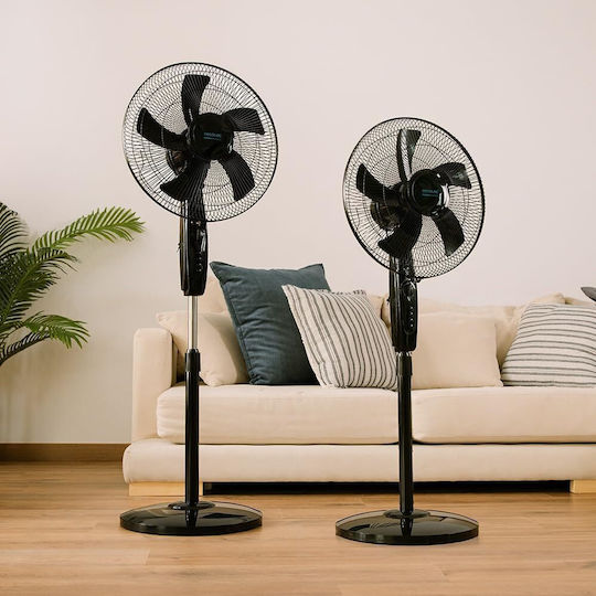 Cecotec EnergySilence 515 MaxFlow Pedestal Fan 45W 40cm Diameter Black