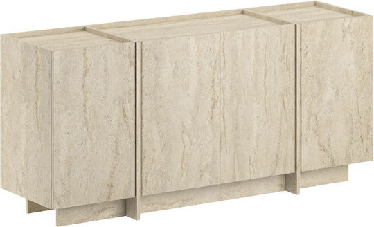 Μπουφές Dorma Ξύλινος Εκρού 180x45x80.2cm