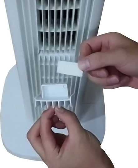 Hausberg Hausberg 55W Turm Ventilator mit Fernbedienung Weiß