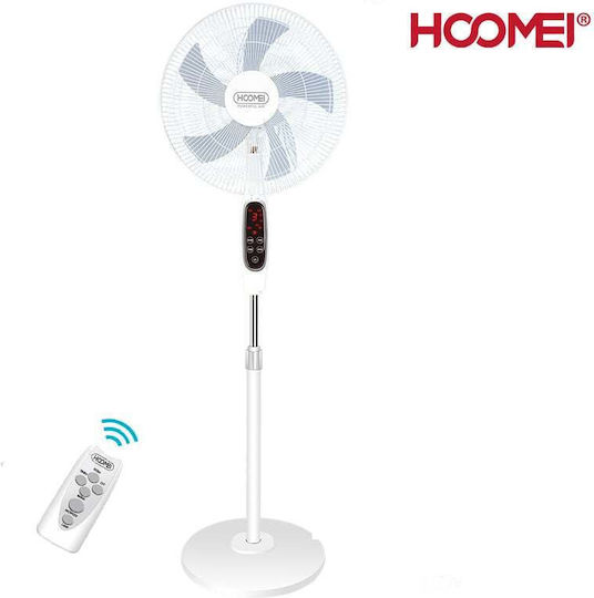 Hoomei Pedestal Fan 45W with 45cm Diameter White