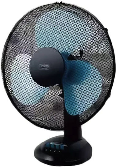 Hoomei Ventilator De Masă 40W Diametru Ventilator 30cm Negru