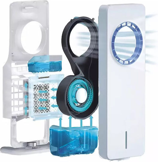 Hoomei Ανεμιστήρας Χωρίς Πτερύγια 80W με Τηλεχειριστήριο Λευκός