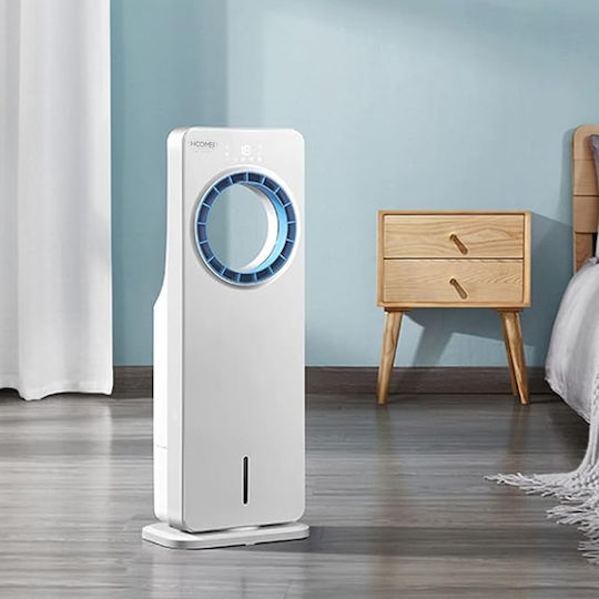 Hoomei Ανεμιστήρας Χωρίς Πτερύγια 80W με Τηλεχειριστήριο Λευκός