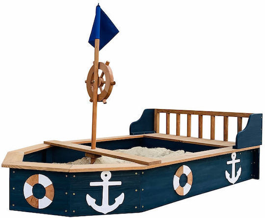 Sandkasten Spielzeug Piratenschiff Blau Für 3+ Jahre