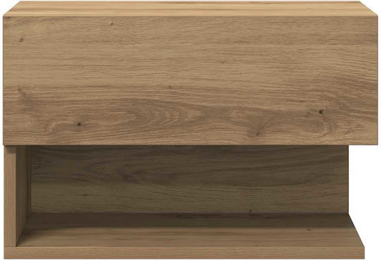 Noptiere Dormitor Din Lemn Maro 2 Bucăți 46x29.5x30cm