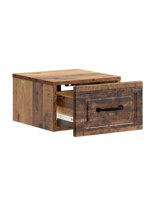 Wooden Brown Bedside Tables 2 Pieces 34.5x33x20cm
