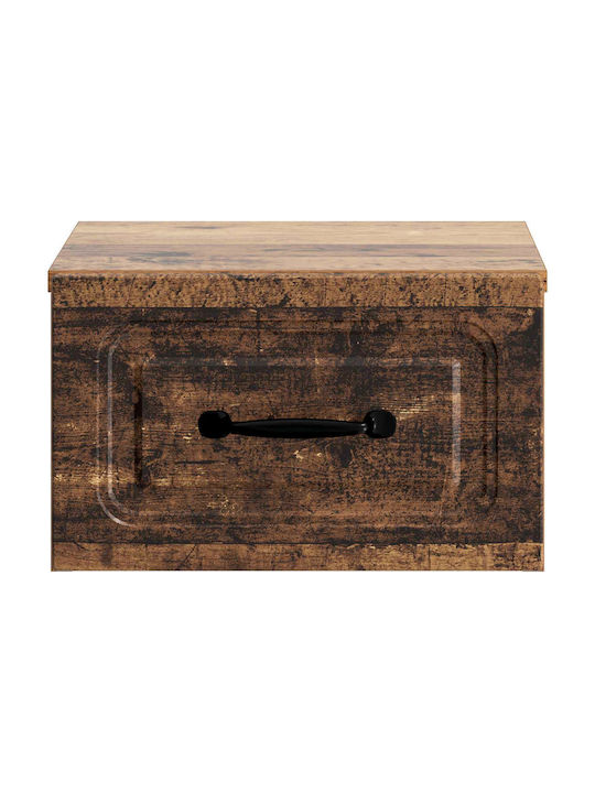 Wooden Brown Bedside Tables 2 Pieces 34.5x33x20cm