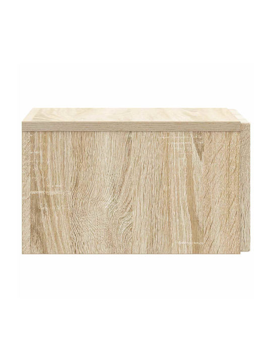 Κομοδίνο Ξύλινο Μπεζ 33x34.5x20cm