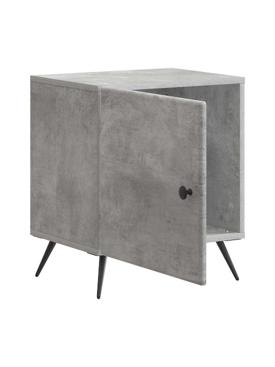 Wooden Gray Bedside Table 43x34.5x50cm