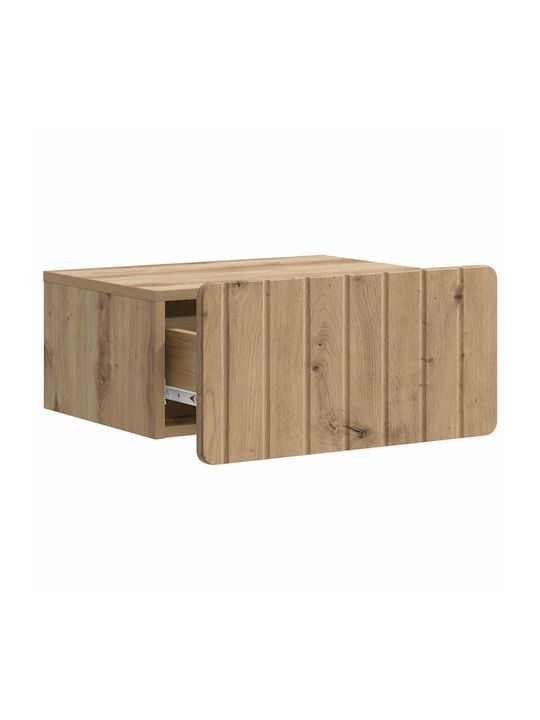 Нощни Шкафчета Дървени Кафяви 2 Бройки 49x34.5x24см