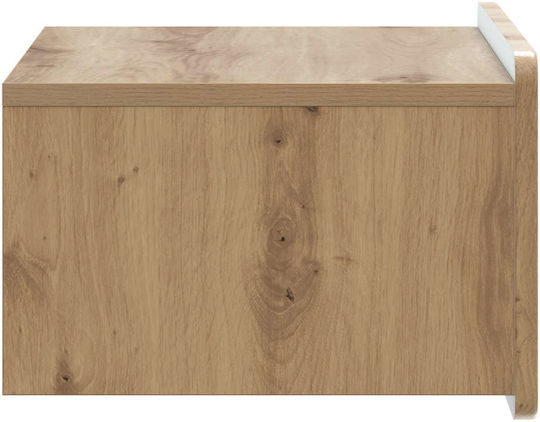 Κομοδίνα Ξύλινα Καφέ 2τμχ 49x34.5x24cm