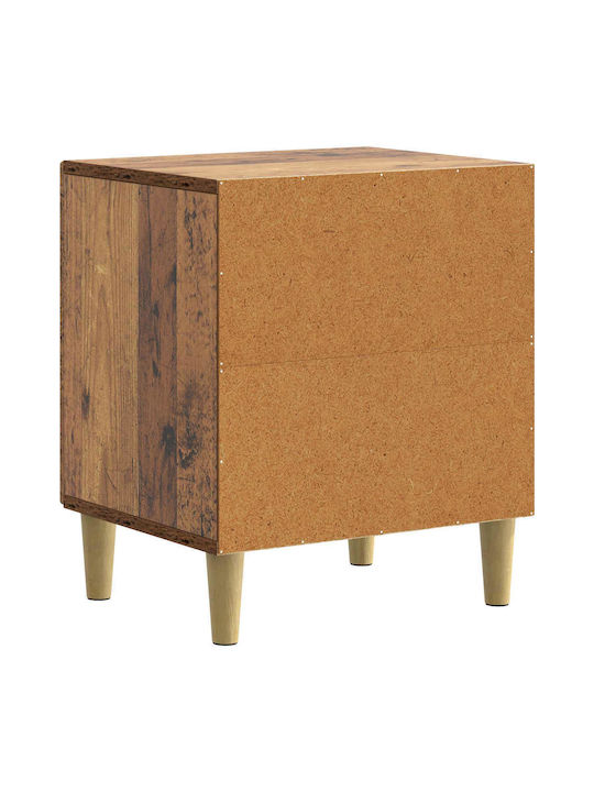 Wooden Brown Bedside Table 43x34.5x50cm