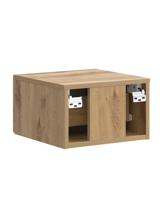 Wooden Brown Bedside Tables 2 Pieces 34.5x33x20cm