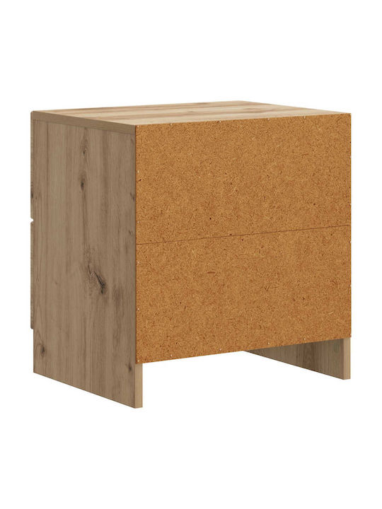 Wooden Brown Bedside Table 43x34.5x44.5cm