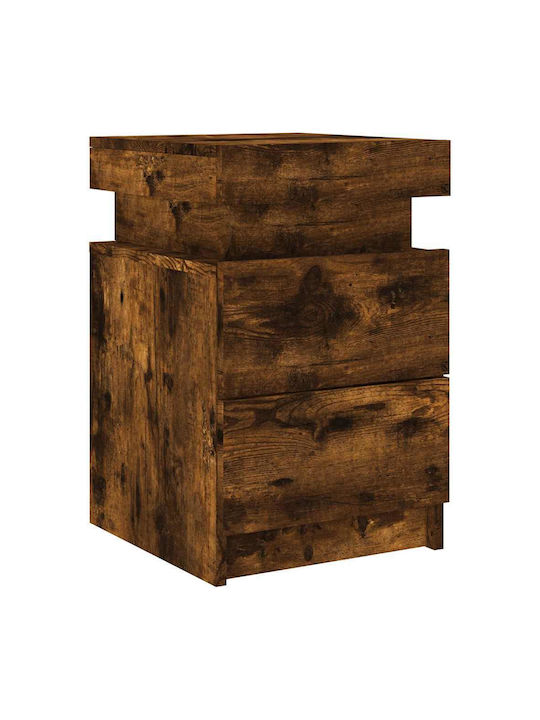 Nachttische Holz Braun 2 Stück 35x39x55cm