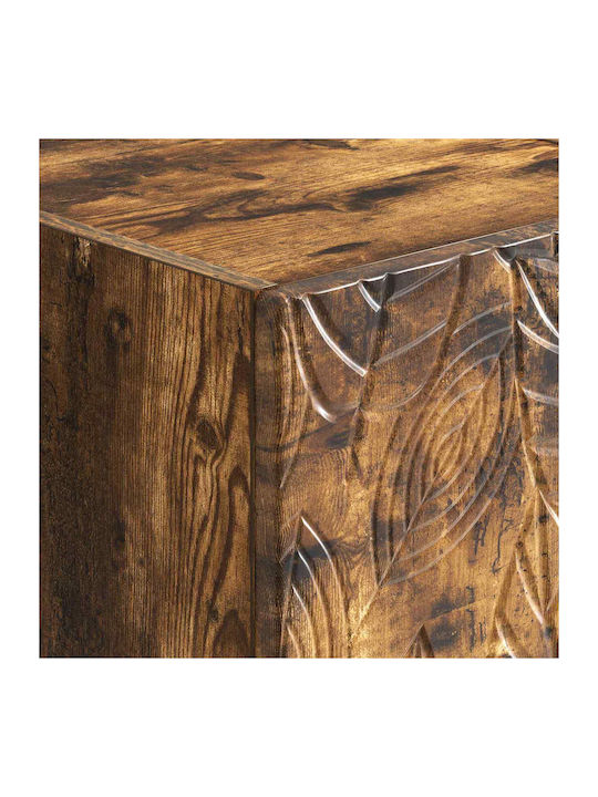 Nachttische Holz Braun 2Stücke 49x34.5x20cm