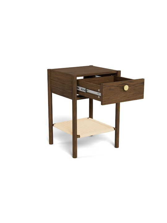 Nachttisch Norsica 983 Metall Braun 44x40x60cm