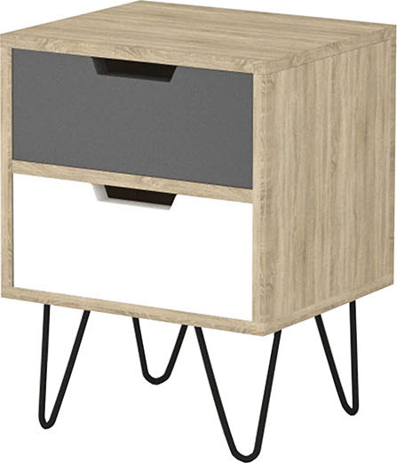 Artic Ξύλινο Sonoma / Γκρι / Λευκό 45x39x59.5cm 09-0999 Artic Ξύλινο Sonoma / Γκρι / Λευκό 45x39x59.5cm 09-0999