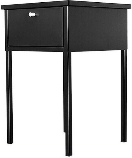 Metall Nachttisch Schwarz 40x40x60cm Metall Nachttisch Schwarz 40x40x60cm