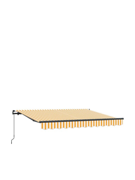 vidaXL Zelt Terrasse mit LEDs Gelb 3x2m