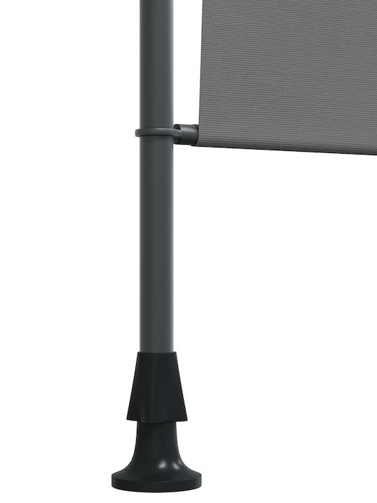 vidaXL Terrasse Zelt mit LEDs Grau 1x2.7m