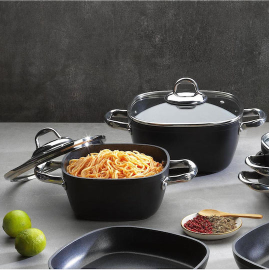 SteweHome Deep Cast Iron Stockpot 2.5lt /