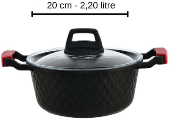 SteweHome Deep Cast Iron Stockpot 2.2lt /