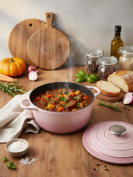 SteweHome Deep Cast Iron Stockpot
