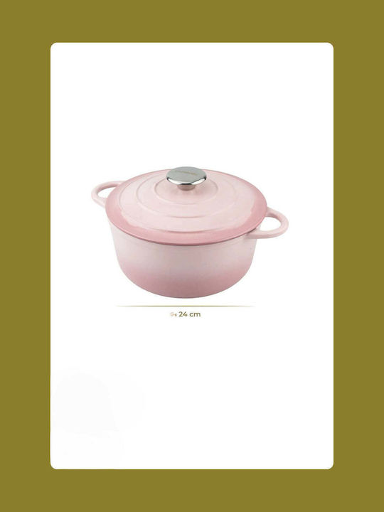 SteweHome Deep Cast Iron Stockpot