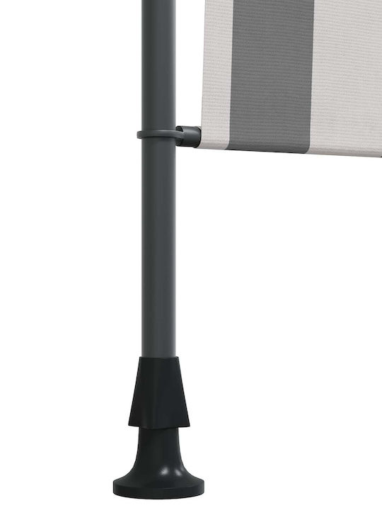 vidaXL Τέντα Βεράντας με Led Γκρι 1x2.7m