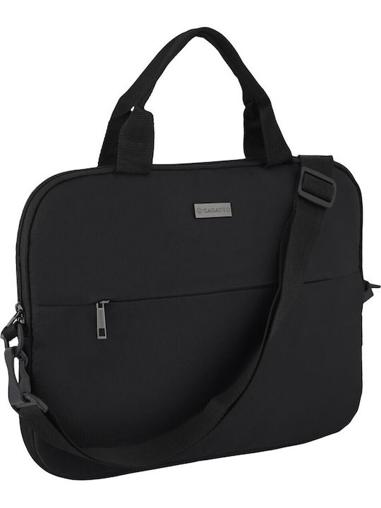 Zagatto Messenger Geantă Laptop Impermeabilă 15.6" în Culoare Neagră ZG992