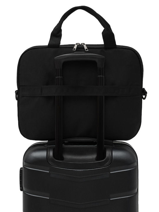 Zagatto Messenger Geantă Laptop Impermeabilă 15.6" în Culoare Neagră ZG992