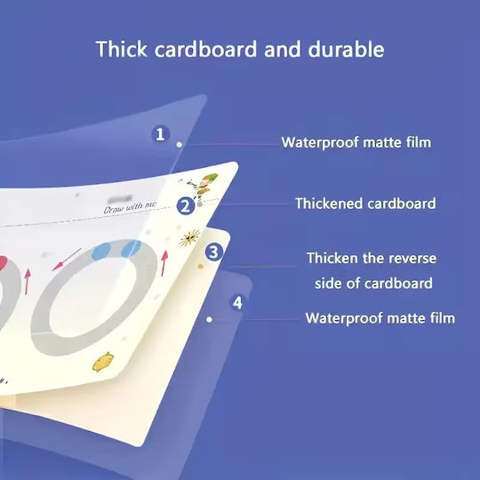 Baby Activity Toy Reusable Cards Draw With Me