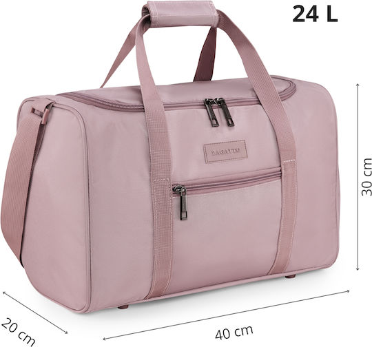 Zagatto Sak Voyage Back 24l Pink Fabric L40xW20xH25cm