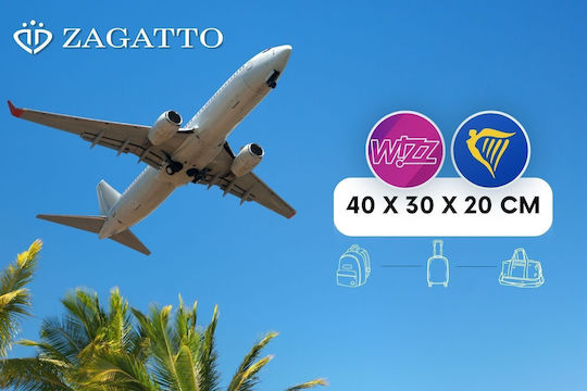 Zagatto Sak Voyage Back 24l Pink Fabric L40xW20xH25cm