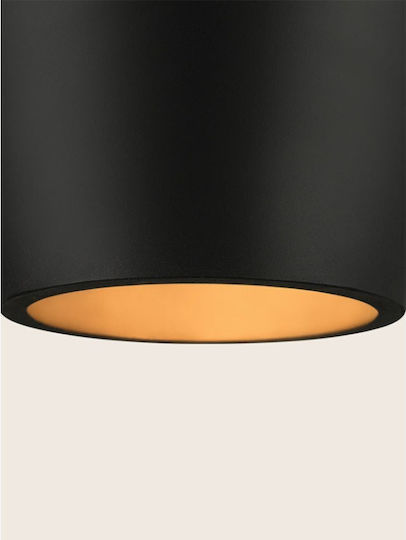 Zambelis Lights Κρεμαστό Φωτιστικό Μαύρο 16x16εκ. Zambelis Lights Κρεμαστό Φωτιστικό Μαύρο 16x16εκ.