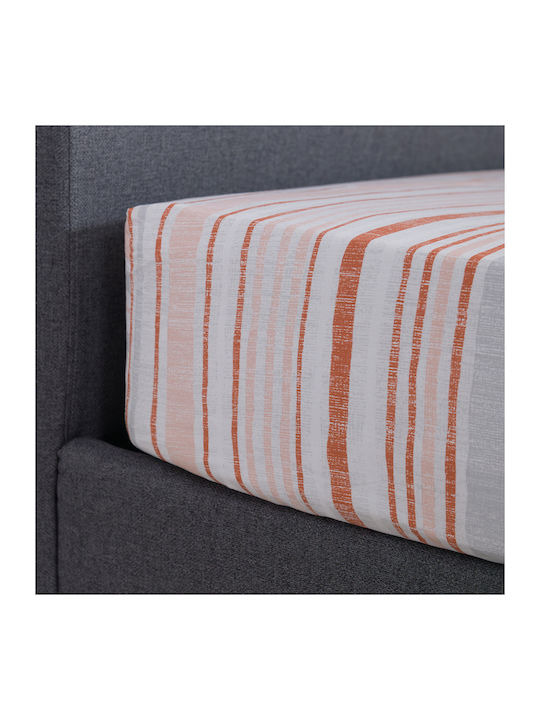 Viokarpet Bed Sheet Naf Naf Summit 151 Vinson Red Set Super-Double Rubber Hugger