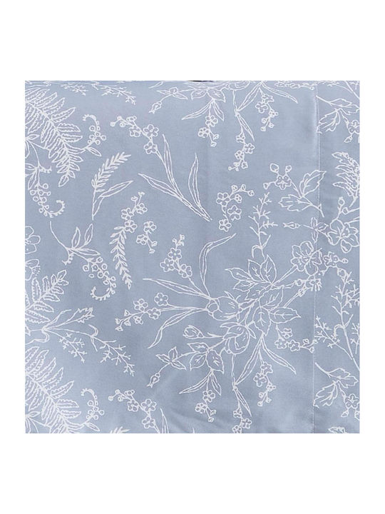 Olia Home Σετ Σεντόνια Μονά με Λάστιχο 100x205+30εκ. Μπλε (3τμχ)